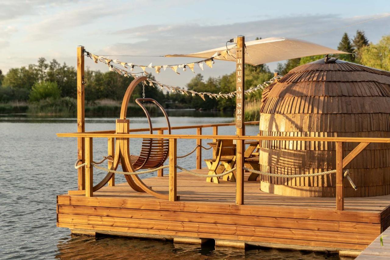 Lieblingsplatz Parey - Schwimmendes Iglu Exterior foto